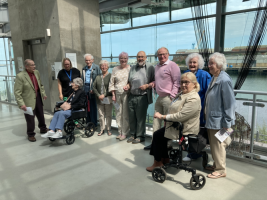 The group during the visit